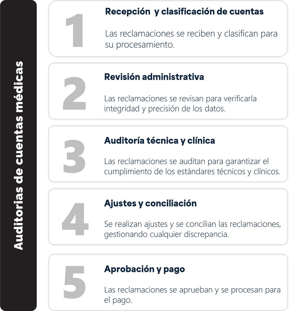 Auditorias de cuentas médicas